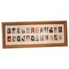 homeemoh Baby Picture Frames My First Year Keepsake Photo Frame Monthly Frame School Years Memories Picture Frame for Desktop Decor Gifts,Brown (24 Holes) view 1