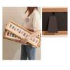 homeemoh Baby Picture Frames My First Year Keepsake Photo Frame Monthly Frame School Years Memories Picture Frame for Desktop Decor Gifts,Brown (24 Holes) view 3