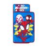 Idea Nuova Spidey and His Amazing Friends Toddler Quilted Nap Mat with Built in Blanket and Pillow, 20" Wx46 L, Spidey and Friends view 1