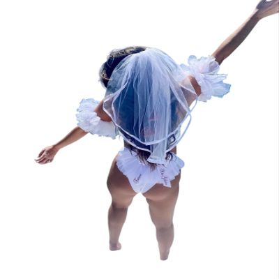 SashANation BOOTY VEIL, BACHELORETTE BOOTY VEIL, HAIR VEIL, ARM BAND(S)