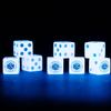 Beer Die Guys Glow in The Dark Dice, 16mm Square Cornered, 10-Pack view 1