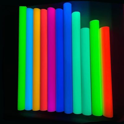 Luminous Plastic Rod, 30cm Length Luminous Material, DIY Resin, Multiple Colors, DIY Glow in The Dark Material (Ice Blue, Diameter 20mm)