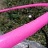 5/8" Adult Polypro Hula Hoop | Performance and Dance Hoop (Starberry Glitter, 32 Inch Diameter) view 2