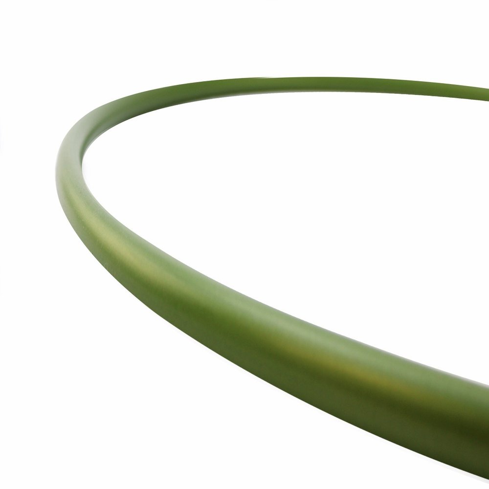 5/8" Adult Polypro Hula Hoop | Performance and Dance Hoop (Olive Brach, 32 Inch Diameter)