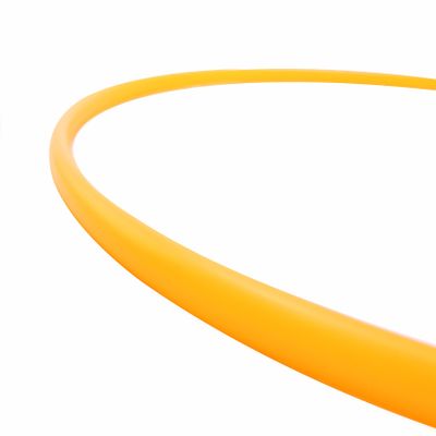 5/8" Adult Polypro Hula Hoop | Performance and Dance Hoop (UV Orange, 28 Inch Diameter)