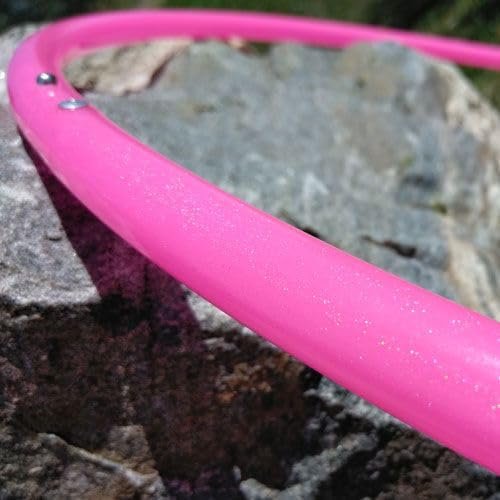 5/8" Adult Polypro Hula Hoop | Performance and Dance Hoop (Starberry Glitter, 26 Inch Diameter)