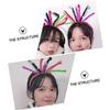 Abaodam Funny Spring Balls Headband for Girls - Colorful Lightweight Hair Hoops Party Prop for Cosplay Festival and Photo Accessories view 4
