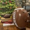 GiftExpress 40" Giant Jumbo Inflatable Football with Tee Set for Football Party, Gameday, American Sport Themed Decorations, Super Fun Football Games for Kids and Adults view 3