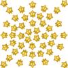 100Pcs 5'' Star Foil Balloons Five-Pointed Star Shape Balloons for Birthday Party Wedding Baby Shower, Gender Reveal, birthday or Engagement Party Decoration (Gold) view 1