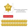 100Pcs 5'' Star Foil Balloons Five-Pointed Star Shape Balloons for Birthday Party Wedding Baby Shower, Gender Reveal, birthday or Engagement Party Decoration (Gold) view 3
