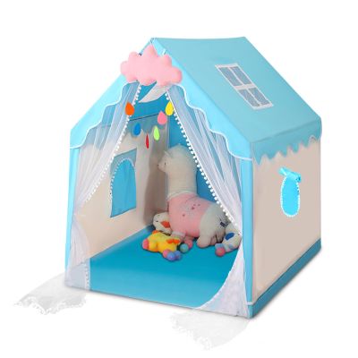 Ergocar Kids Play Tent, Indoor Outdoor Castle Fairy Tents, Fairy Children Playhouse with Windows, Comfortable and Breathable Princess Castle, Boys & Girls Birthday Gift