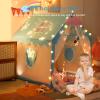 Ergocar Kids Play Tent, Indoor Outdoor Castle Fairy Tents, Fairy Children Playhouse with Windows, Comfortable and Breathable Princess Castle, Boys & Girls Birthday Gift view 2