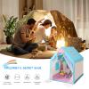 Ergocar Kids Play Tent, Indoor Outdoor Castle Fairy Tents, Fairy Children Playhouse with Windows, Comfortable and Breathable Princess Castle, Boys & Girls Birthday Gift view 3