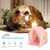 Ergocar Kids Play Tent, Indoor Outdoor Castle Fairy Tents, Fairy Children Playhouse with Windows, Comfortable and Breathable Princess Castle, Boys & Girls Birthday Gift view 3