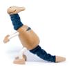 Anamalz Wooden Parasaurolophus Dinosaur Toy for Toddlers, Fun and Posable for Early Learning, Smooth Natural Wood, Boys and Girls view 3