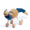 Anamalz Wooden Parasaurolophus Dinosaur Toy for Toddlers, Fun and Posable for Early Learning, Smooth Natural Wood, Boys and Girls view 4