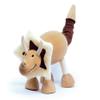 Anamalz Wooden Triceratops Dinosaur Toy for Toddlers, Fun and Posable for Early Learning, Smooth Natural Wood, Boys and Girls view 1