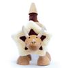 Anamalz Wooden Triceratops Dinosaur Toy for Toddlers, Fun and Posable for Early Learning, Smooth Natural Wood, Boys and Girls view 2