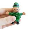 12Pcs St Patrick's Day Mini Leprechaun Toys,Squeeze Porcupine Toys Stress Relief Fidget Toy for Kids Boys St Patrick's Day Party Favor,Home Decor(Child) view 3