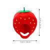 Gadpiparty 1pc Strawberry Party Hat Nylon Cloth Plush Hat Pizza Child view 2