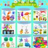 PDFVS 100 Pcs Prefilled Easter Eggs Filled with Novelty Toys,Bright Colorful for Easter Basket Stuffers,Easter Party Favors and Hunt view 4