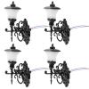 Yardwe Mini Wall Lamps 4Pcs Tiny Led Lights for Crafts Micro Landscape Dollhouse Decorative Accessories Sand Table DIY Materials view 1