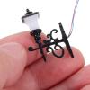 Yardwe Mini Wall Lamps 4Pcs Tiny Led Lights for Crafts Micro Landscape Dollhouse Decorative Accessories Sand Table DIY Materials view 4