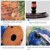 World Globe Newest World Globe with Blue Ocean Lighted Globe with Wood Stand 7.8" or 11.8" Diameter Tabletop Home Decor Globe Clear Text Marking view 3