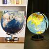 HRTC World Globe Newest World Globe Led Lighted Globe Desktop Education Globe Earth Geography Globe 12 Inch Office Decoration Globe Clear Text Marking view 3