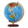 HRTC World Globe World Globe with Wooden Stand, 2 in 1 Luminous Children's Globe with Luminous Interactive Learning Earth Map Globe Clear Text Marking view 1