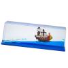 Honsheng Unsinkable Boat One Thousand Pirate Ship Piece Model Sunny Toys in a Bottle Box Acrylic Cruise Ship Fluid Drift Paperweight Desk for Decoration Boys Girls Gifts view 1