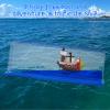 Honsheng Unsinkable Boat One Thousand Pirate Ship Piece Model Sunny Toys in a Bottle Box Acrylic Cruise Ship Fluid Drift Paperweight Desk for Decoration Boys Girls Gifts view 2