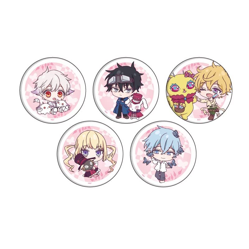 A3 Carnival 01 Mini Carilust Tin Badge, Box of 5