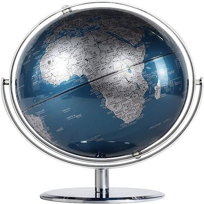 World Globe 10 Inch Diameter World Globe 720 Rotating Earth Geo Globe Vintage Antique Table Top Geo Globe Home Decor Globe Clear Text Marking