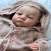 KAWAYII Full Body Vinyl 50CM Reborn Toddler Boy Premie Baby Genesis Hand Painted Doll Cute Lifelike Silicone Doll Babies Accessories Gift for Kids (Silicone Body) view 1