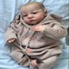 KAWAYII Full Body Vinyl 50CM Reborn Toddler Boy Premie Baby Genesis Hand Painted Doll Cute Lifelike Silicone Doll Babies Accessories Gift for Kids (Silicone Body) view 4