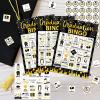 Balterever Graduation Bingo Games Black Gold Graduation Game for 24 Players Graduation Party Games and Activities Funny Grad Party Game Cards for High School or College Graduation Party Supplies view 3