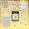 Balterever Graduation Bingo Games Black Gold Graduation Game for 24 Players Graduation Party Games and Activities Funny Grad Party Game Cards for High School or College Graduation Party Supplies view 4