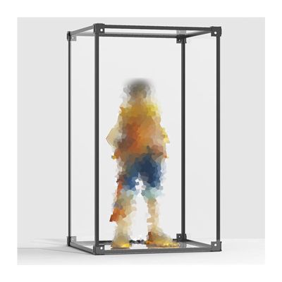 LXBAMKEA Acrylic Display Case Showcase, Clear Figures Dustproof Protection Box, Stackable Collectibles Toys Perfumes Shoe Models Cosmetic Storage Countertop Cube, Self-Assembly (Color : Clear, Size