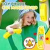 3 Pcs Playground Accessories for Kids Outdoor Swing Set Accessories Playground Equipment Pirate Plastic Ship Wheel Toy Telescope Telephone Backyard Outdoor Playhouse Climbing Equipment(Yellow, Green) view 4