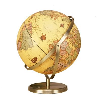 Globe Newest World Globe with Stand 720 Rotating Globe Kids Retro Boat Decoration Globe 12.5 Inch Home Office Decoration Globe Globe for Decor