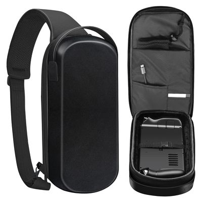 Hard Carrying Case For Steam Deck, Protective Shoulder Bag Portable Travel Crossbody Holder For Game Console & Accessories,Black