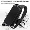 Hard Carrying Case For Steam Deck, Protective Shoulder Bag Portable Travel Crossbody Holder For Game Console & Accessories,Black view 3