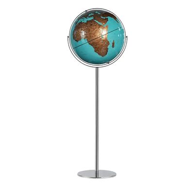 OLOTU Globe Educational Geography Globe Floor Standing Globe with Round Stand Adult Geography Lighting Globe Decorative Globe 17 in Globe for Decor