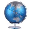 Globe The Latest Blue World Globe Seven Continents and Four Oceans Desk Globe with Stainless Steel Non-Slip Base Bracket Globe Globe for Decor view 1