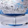 Globe The Latest Blue World Globe Seven Continents and Four Oceans Desk Globe with Stainless Steel Non-Slip Base Bracket Globe Globe for Decor view 3