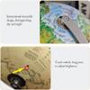 Globe 8 Inch Blue Globe with Stand Black Base Small World Globe, Interactive Learning Earth Map Kids Office Decoration Globe Globe for Decor view 3