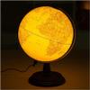 OLOTU Globe Newest World Globe Raised 3D Embossed Lighting Led Lighted Globe Retro Globe, World Globe with Wooden Stand Globe for Decor view 1