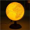 OLOTU Globe Newest World Globe Raised 3D Embossed Lighting Led Lighted Globe Retro Globe, World Globe with Wooden Stand Globe for Decor view 4