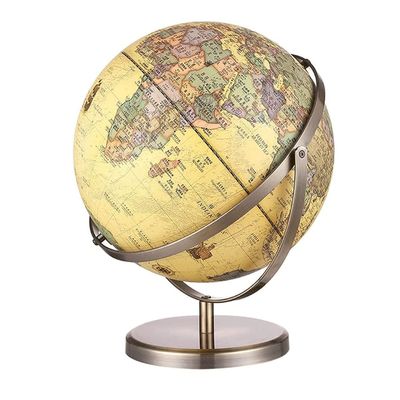 Globe World Globe 720 Full Rotation Globe with Stand Desktop 12.5 Inch Adult Kids Explore Globe Office Decoration Globe Globe for Decor